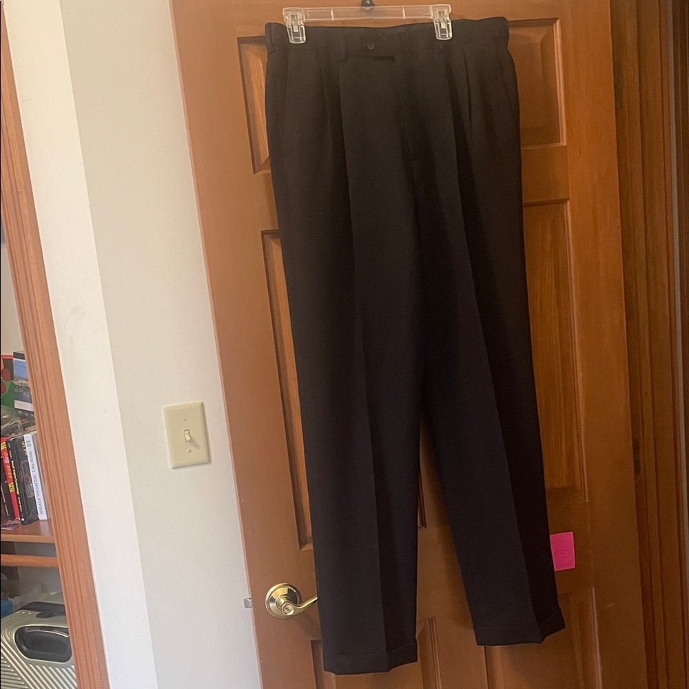 George Men's Black Dress Pants